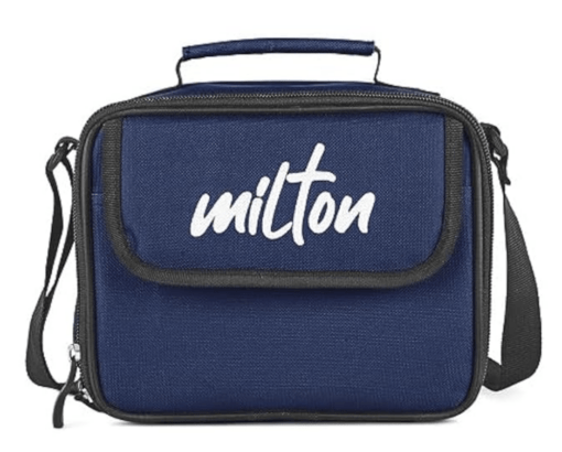 MILTON New Steel Combi Lunch Box, 3 Containers and 1 Tumbler with Jacket, Set of 4, Black | Food Grade | Light Weight | Dishwasher Safe | Easy to Carry | Leak Proof - Image 5